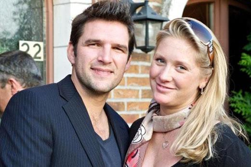 Roel Vanderstukken en zijn vrouw Anne-Sophie in 2010.