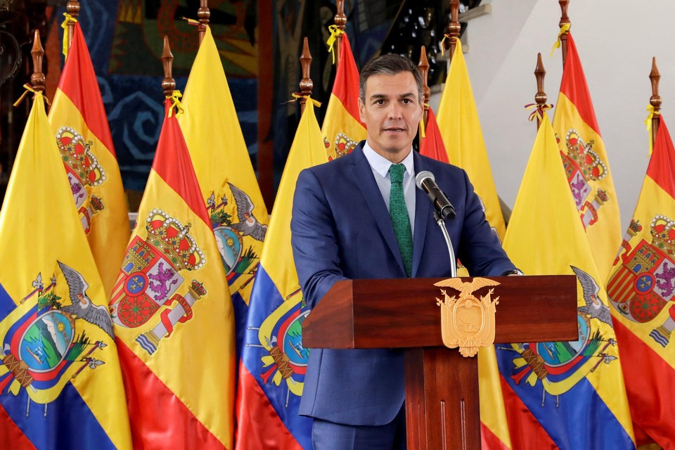 De Spaanse premier Pedro Sanchez. 