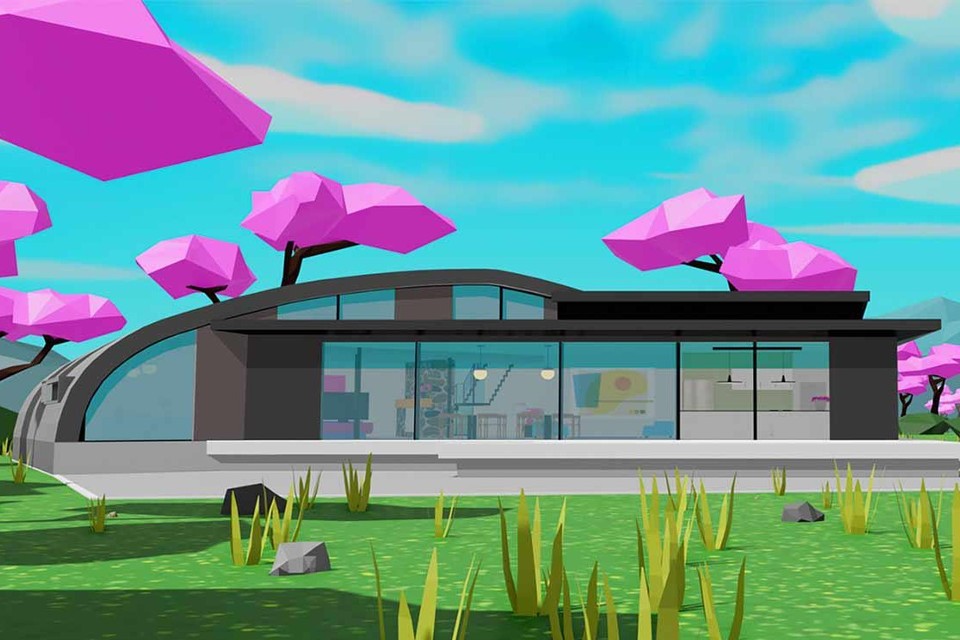 Zo ziet de Tongerse villa huis eruit in de virtuele wereld... 