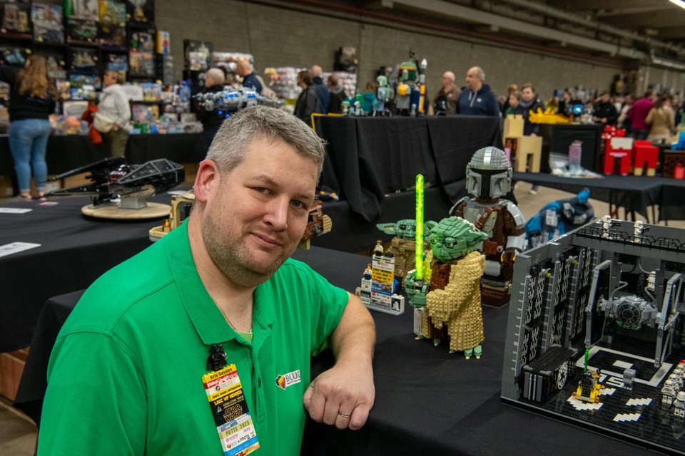 Kris Gysen organiseert mee Brick Mania en is een grote fan van Star Wars