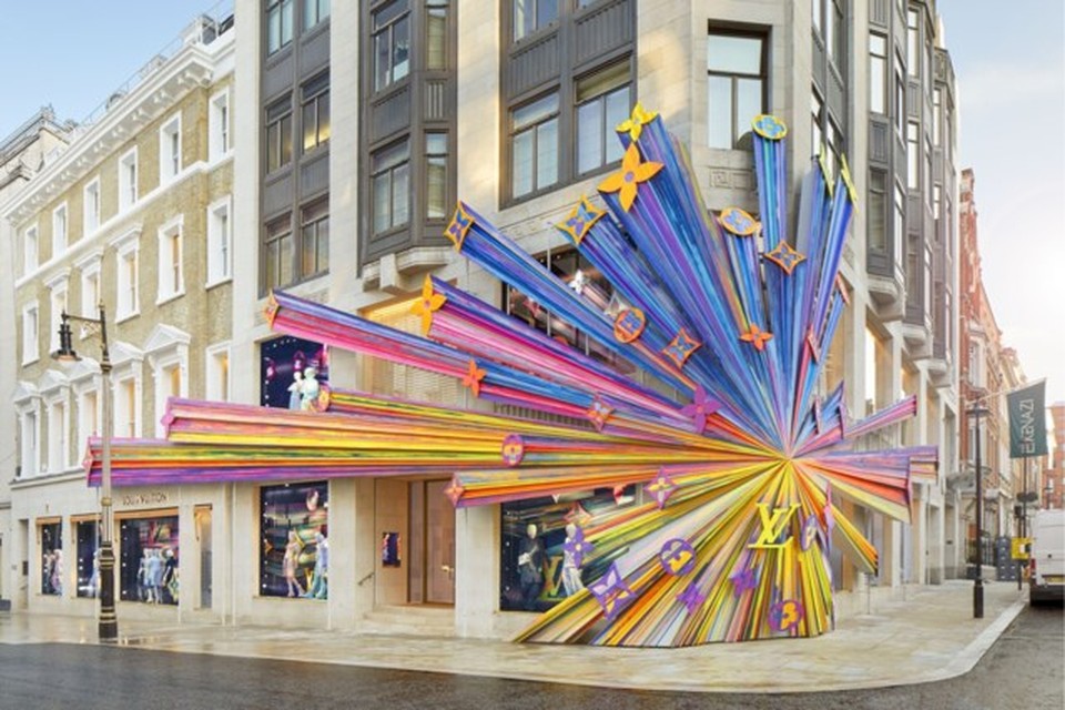 De vernieuwde Vuitton-winkel in Londen 