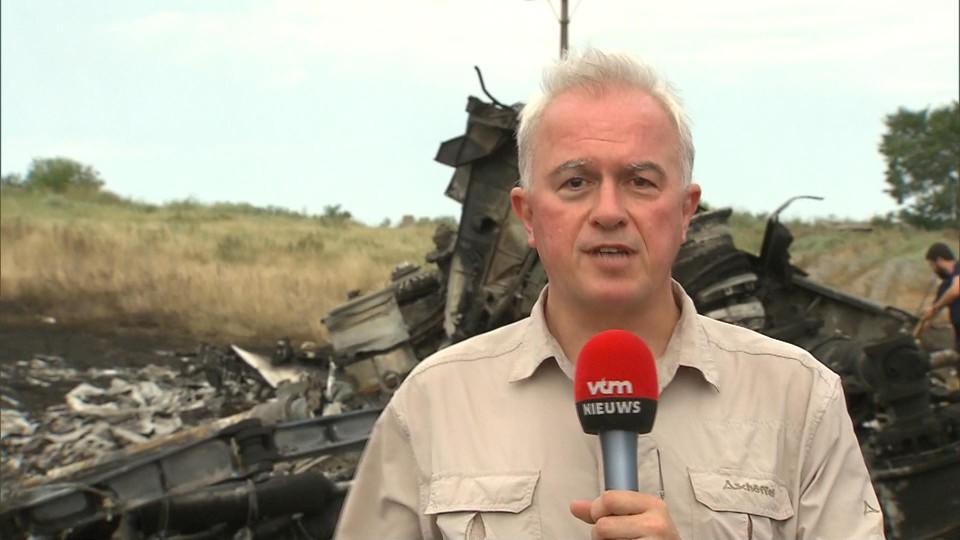 Van Spilbeeck was als een van de eersten bij de brokstukken van de neergehaalde MH17 in 2014.