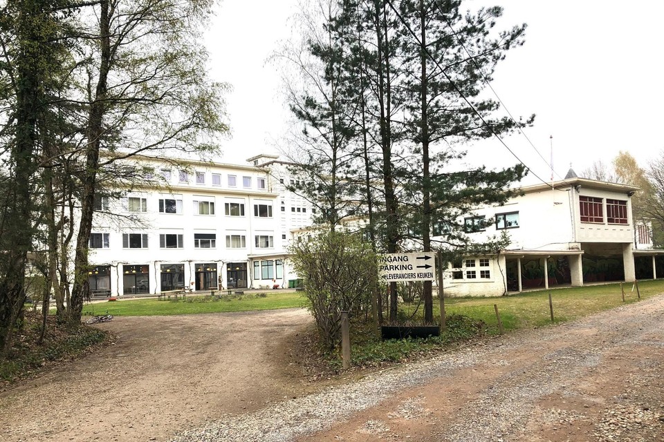 Het asielcentrum in Lanaken. 