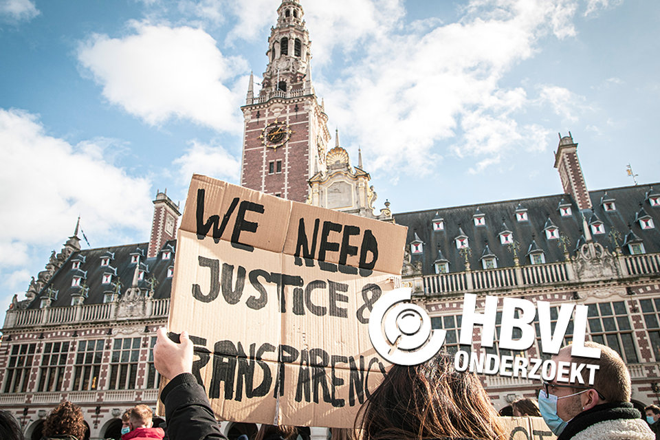 Een actie tegen grensoverschrijdend gedrag aan de KU Leuven dit jaar.  