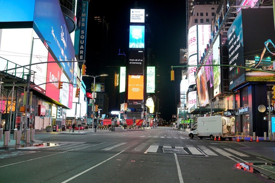 Times Square, New York City, de Verenigde Staten. 