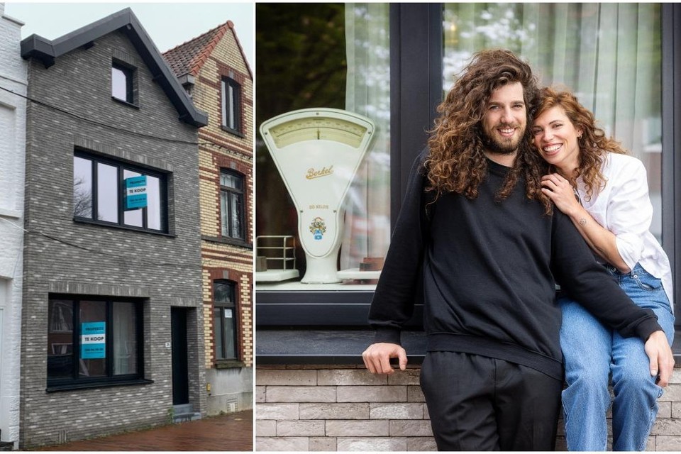De woning op het Volksplein, die Harry en Jerina verbouwden voor het VTM-programma Huis Gemaakt, staat nog altijd te koop. 