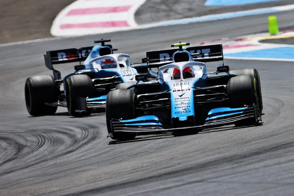 F1-bolides van het Williams F1 team