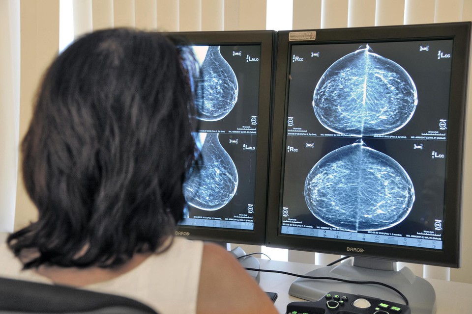 Een arts beoordeelt een röntgenfoto