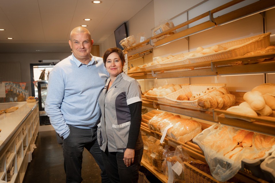 Stefan Kicken met zijn vrouw, die gerante is in een bakkerij. “Die hartaanval zes jaar geleden heeft me doen nadenken.” 