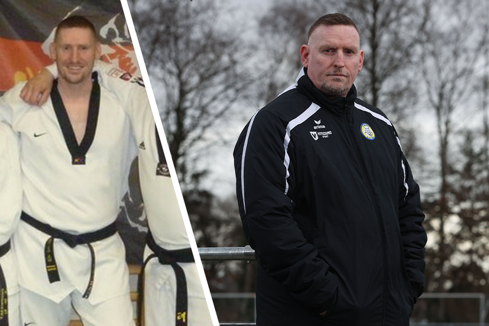 Steve Grommen haalde in het taekwondo de top, nu traint hij bij voetbalclub Elen zowel de A- als B-ploeg. 