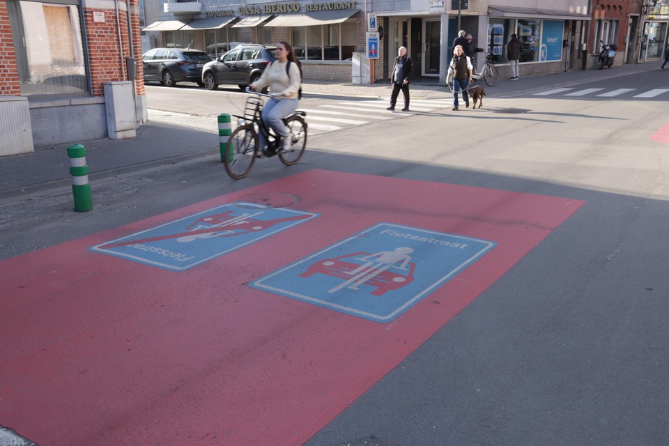 Doorde inrichting van Diest-centrum als fietszone is de auto er al ondergeschikt aan de fiets. 