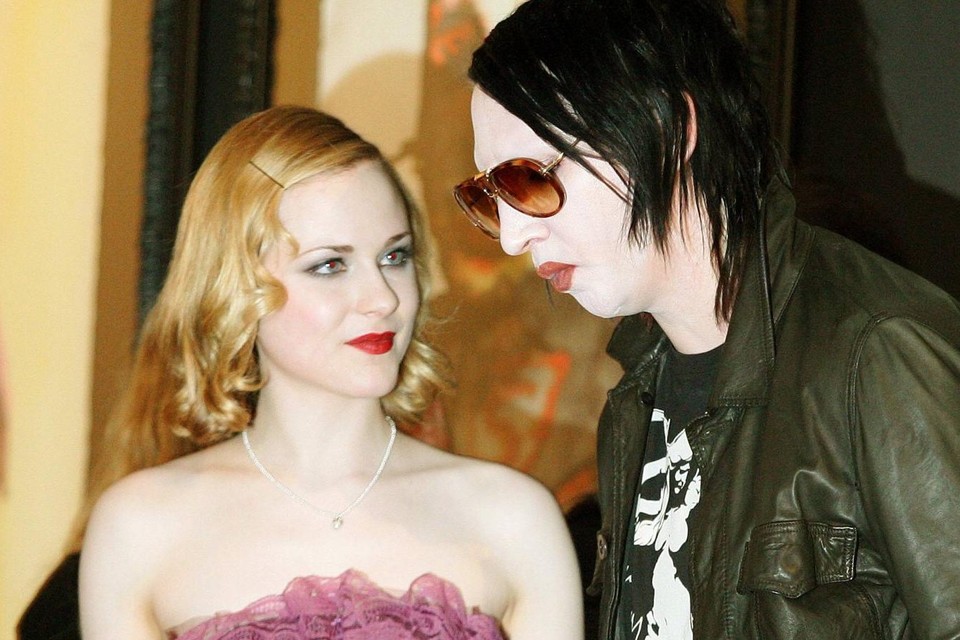 Wood en Manson toen ze nog een koppel waren in 2007. Er leek geen vuiltje aan de lucht. 