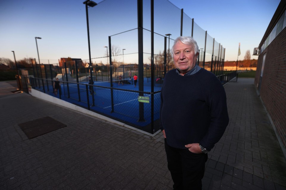 Willy De Boel, bestuurslid bij Tennis Padel Club Ham, hoopt dat er snel een oplossing komt.