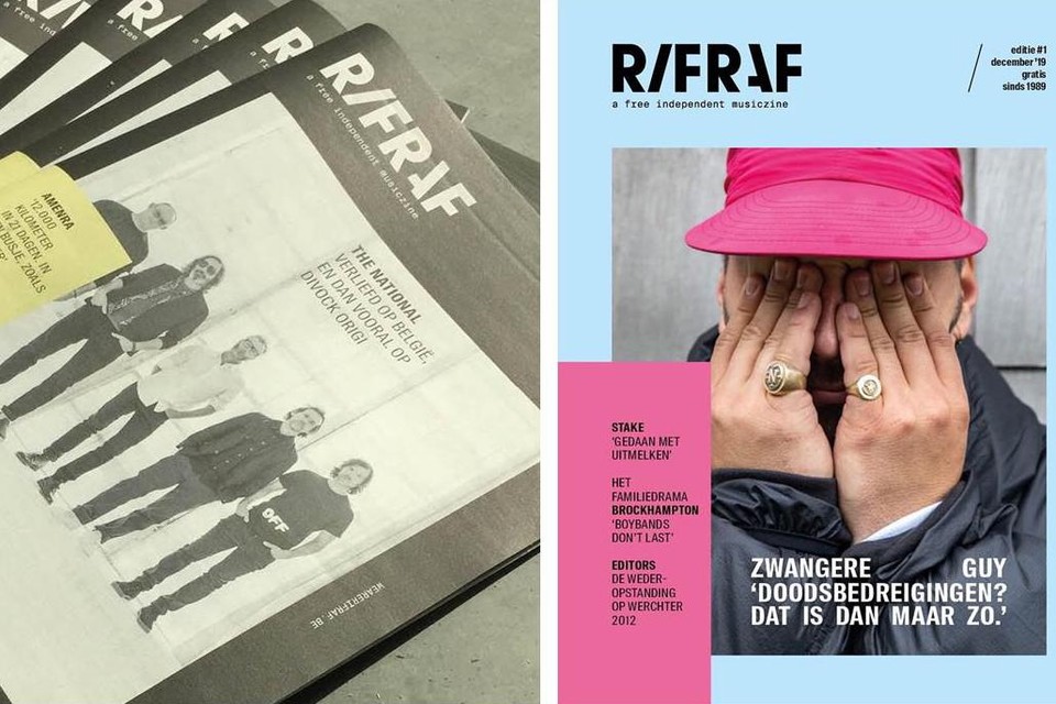 Het nulnummer (links) en de eerste editie verschenen in 2019. Later deze maand volgt na drie jaar een nieuwe RifRaf. 