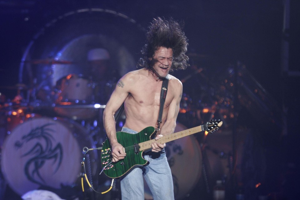 Gitaarvirtuoos Eddie Van Halen. 
