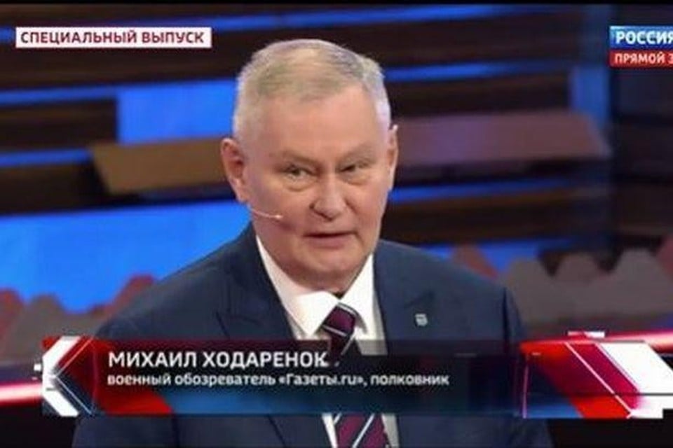 Mikhail Khodarenok, militair analist met een moedige mening. 