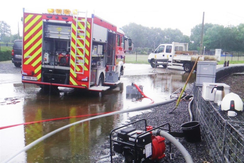 Het belang van de brandweer in Halen werd nog eens extra benadrukt bij de recente wateroverlast.  