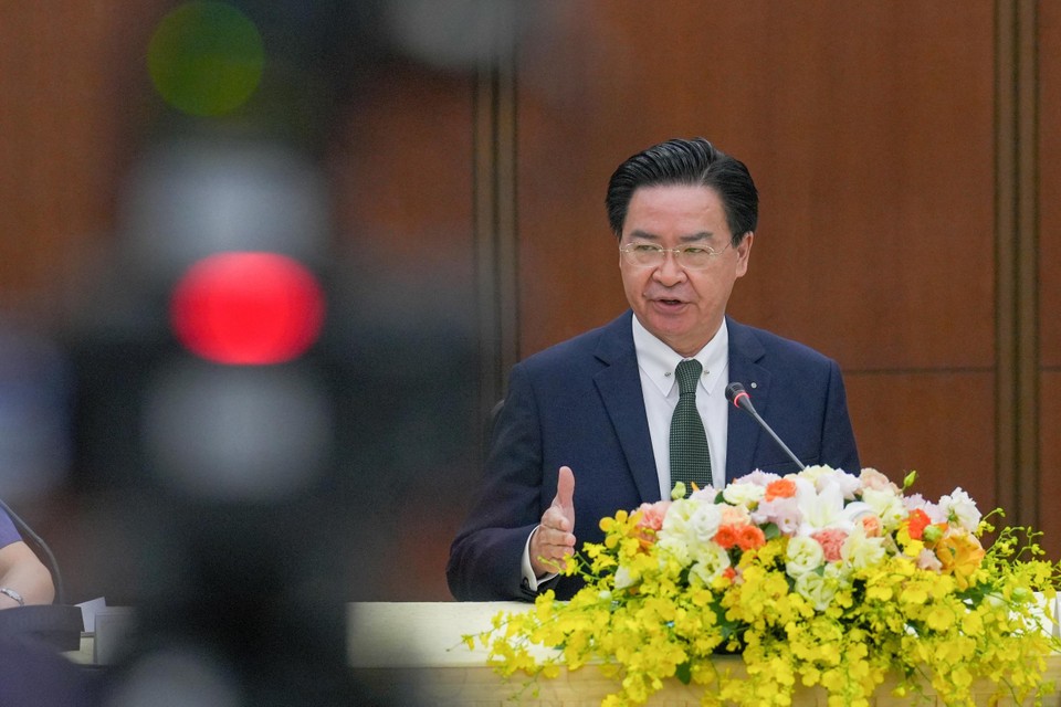 Archiefbeeld: minister van Buitenlandse Zaken van Taiwan, Joseph Wu. 