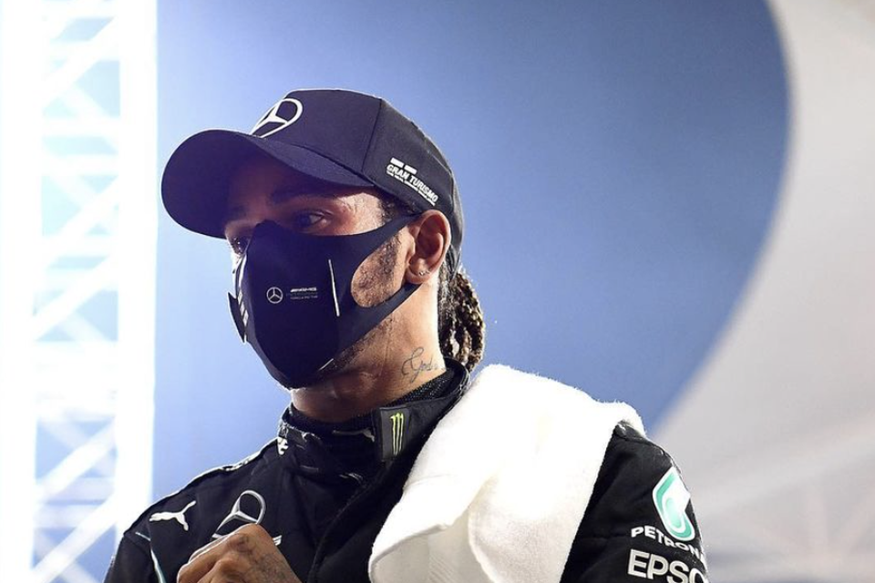 Lewis Hamilton was één van de rijders die besmet raakte met het coronavirus 