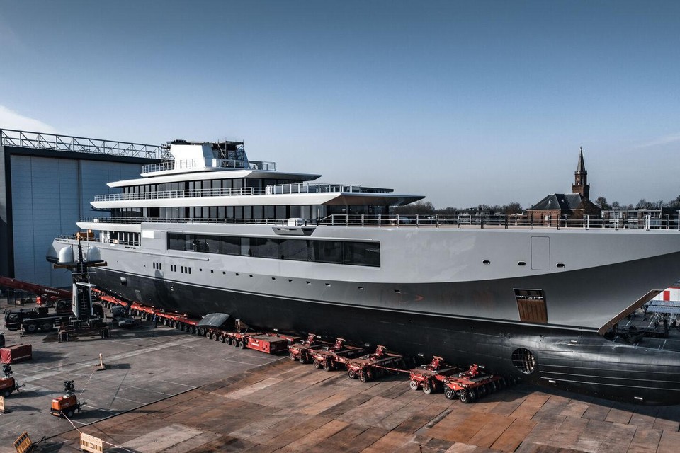 De ‘Seven Seas’ verliet vorig jaar de scheepswerf  in het Nederlandse Alblasserdam.