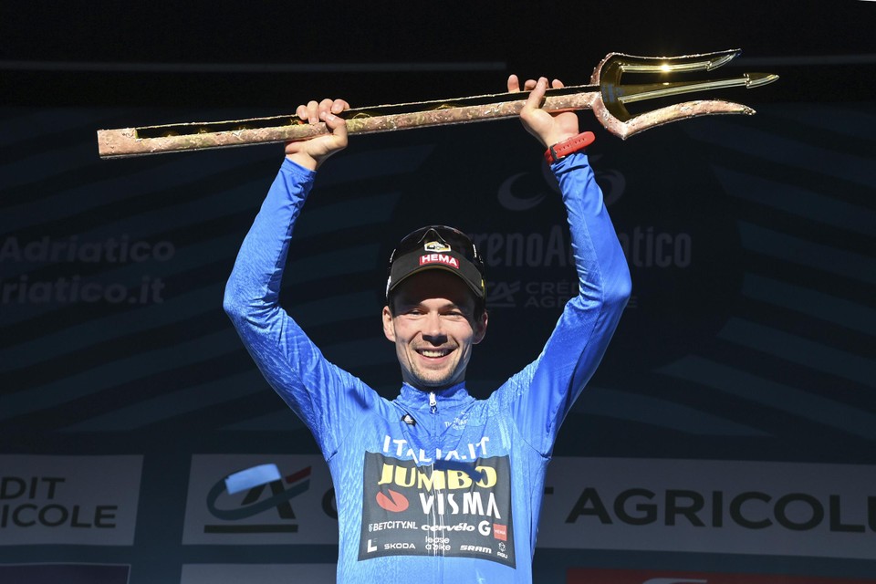 Primoz Roglic won afgelopen weekend Tirreno-Adriatico.