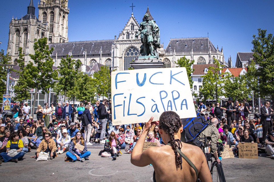 In Leuven bracht een protestactie deze week al 150 tot 200 studenten op straat.