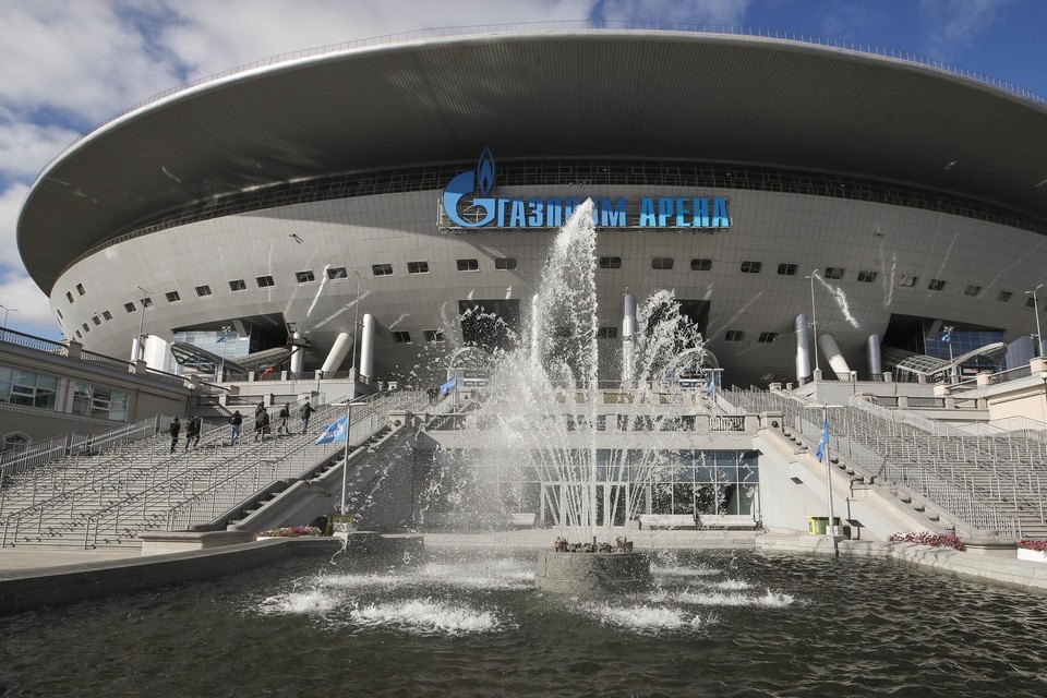 In de Gazprom Arena van Sint-Petersburg zou op 28 mei de Champions League-finale plaatsvinden. 
