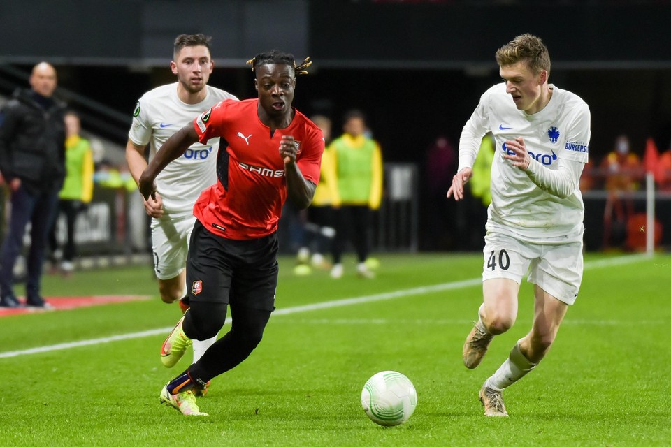 Jérémy Doku kwam in de Conference League 17 minuten in actie, tegen Vitesse was dat.  