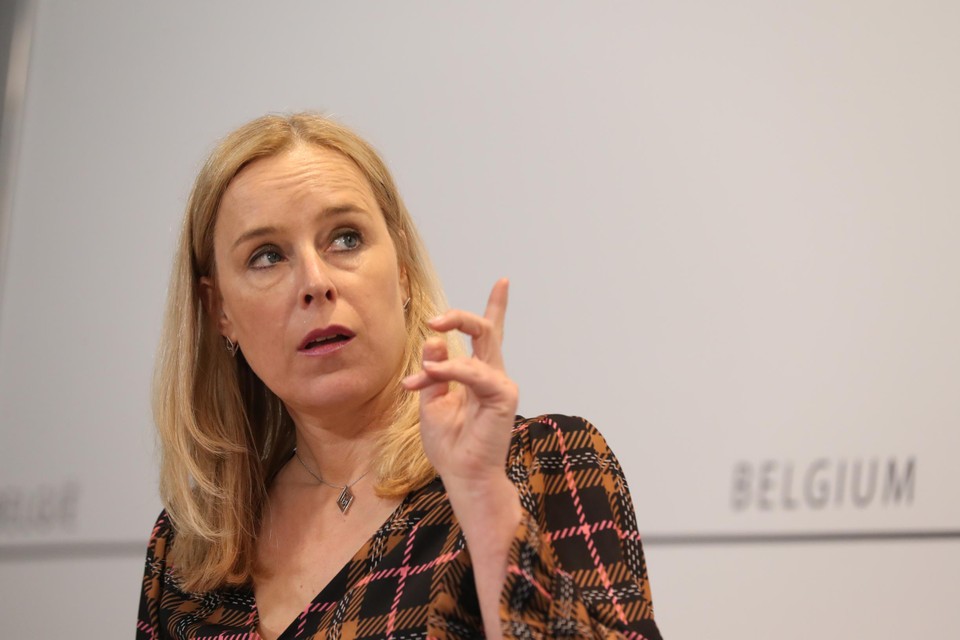 Eva De Bleeker (Open Vld), staatssecretaris voor Consumentenbescherming. 