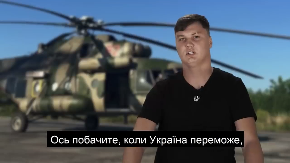 Piloot Maxim Kuzminov slaagde erin met zijn gevechtshelikopter over te lopen van Rusland naar Oekraïne.