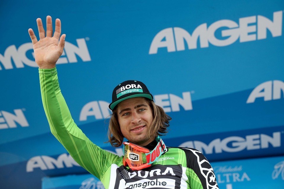 Peter Sagan (Bora-Hansgrohe) heeft de derde rit in de Ronde van Californië (World Tour) gewonnen. 