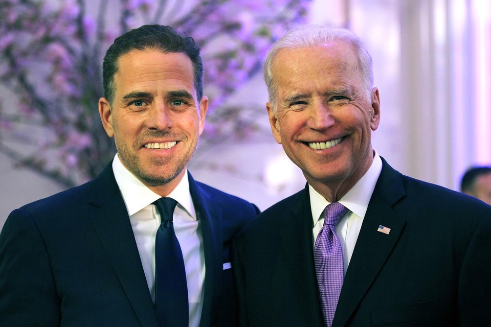 Hunter en Joe Biden. 