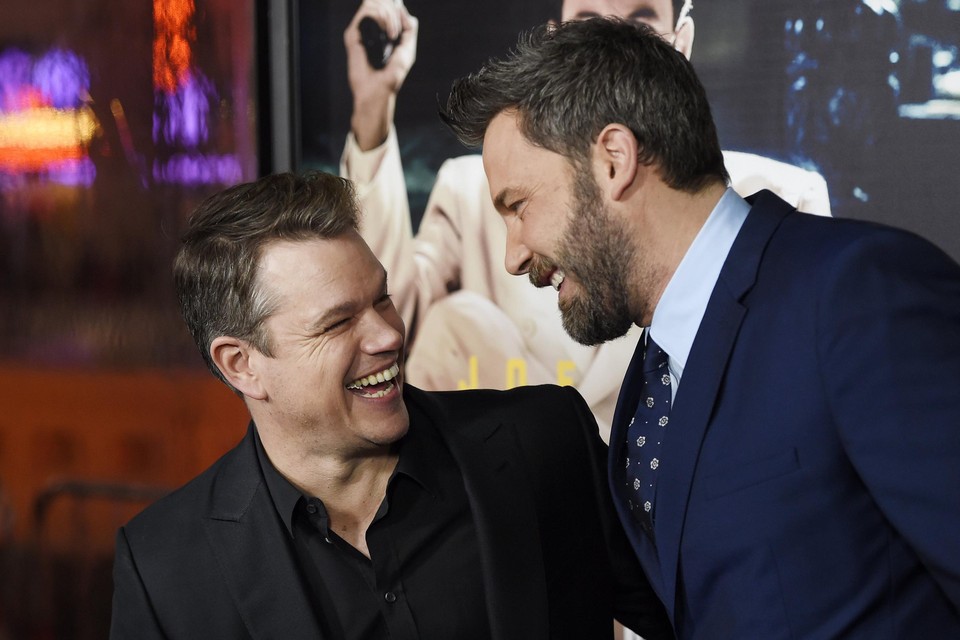 Boezemvrienden Matt Damon (links) en Ben Affleck
