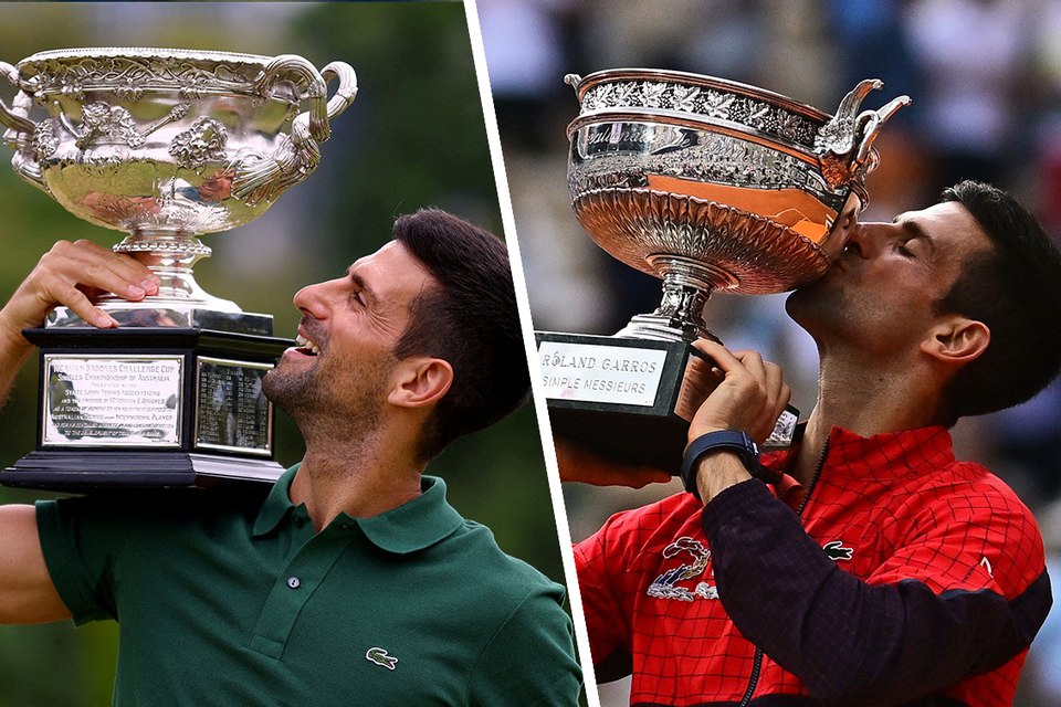 Djokovic won dit jaar al in Melbourne en in Parijs: hij is halfweg de grand slam.