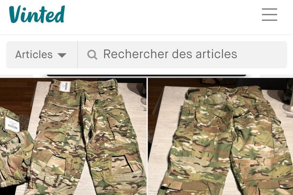 Volgens Defensie wijst alles erop dat het wel degelijk om Belgische uniformstukken gaat.