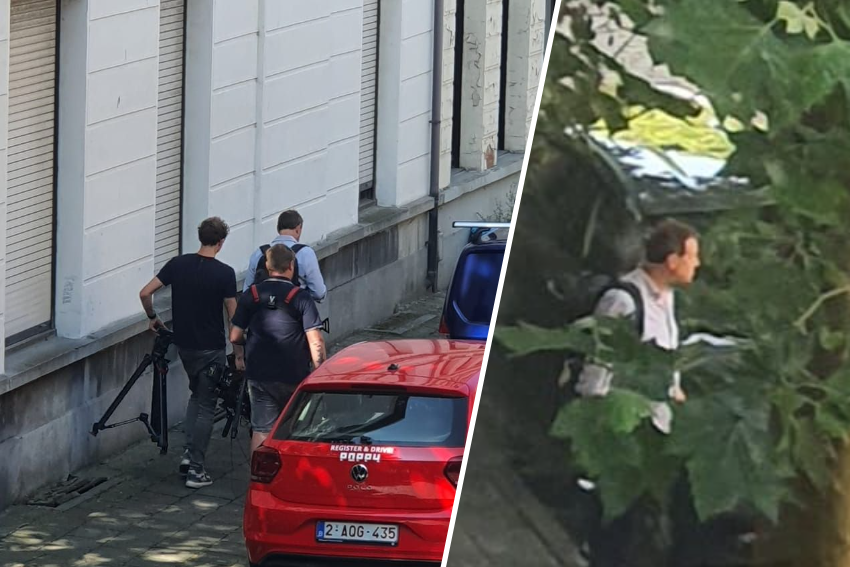 De Pauw liep woensdag door de straten van Antwerpen met een cameraploeg.