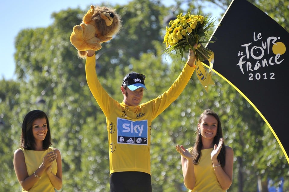 Bradley Wiggins won de Tour de France in 2012. 