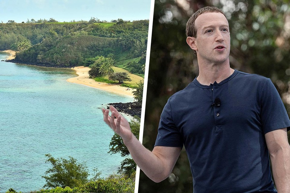 Mark Zuckerberg kocht in 2014 een groot stuk grond op het Hawaïaanse eiland Kauai. Nu wil hij er een enorm complex op bouwen.