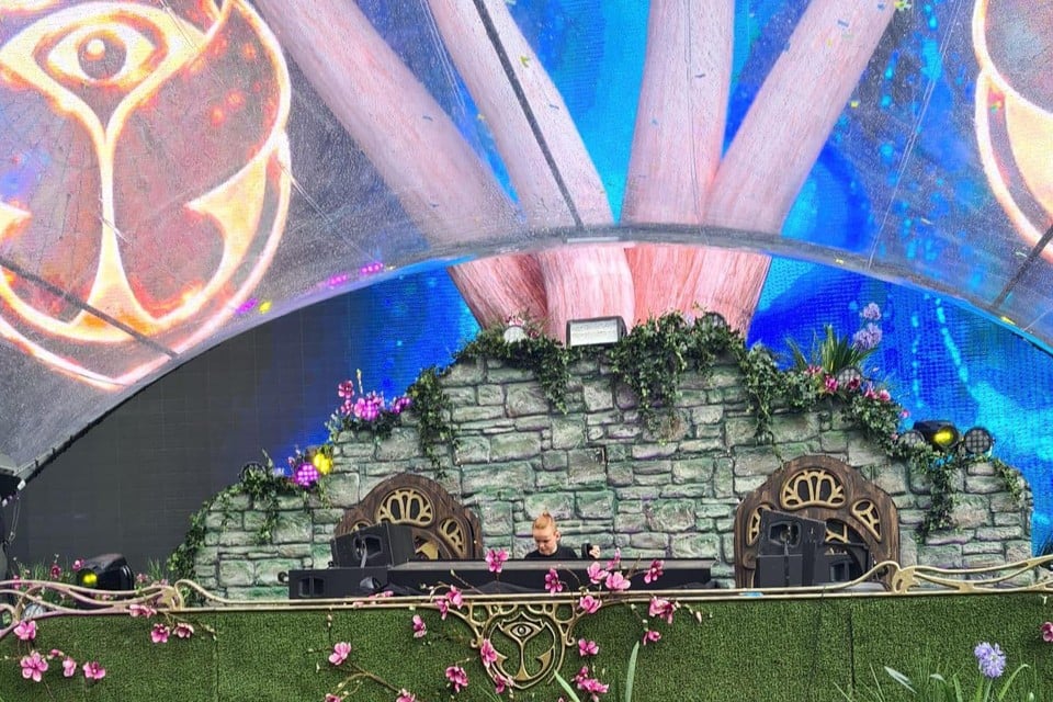 DJ Daan in actie op Tomorrowland 