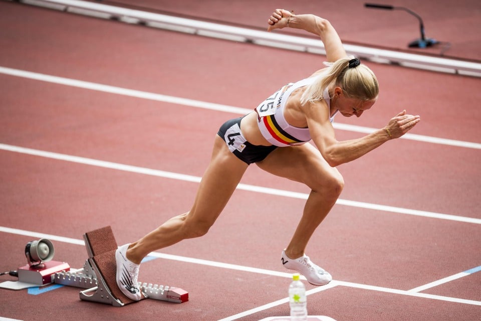 Hanne Claes op de Olympische Spelen in Tokio.