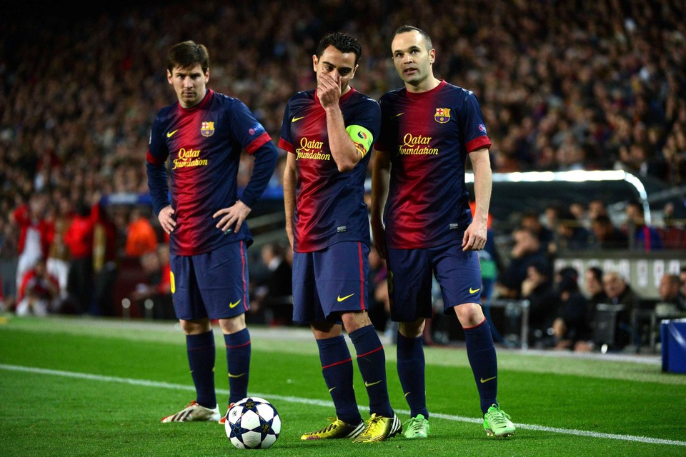 Messi, Xavi en Iniesta. “Het voetbal dat Barça speelde toen zij er waren, vind ik fantastisch.”
