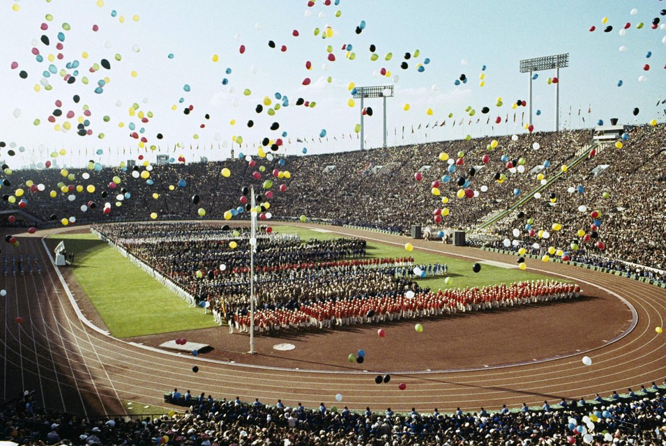 De vorige Spelen in Tokio, in het jaar 1964. 