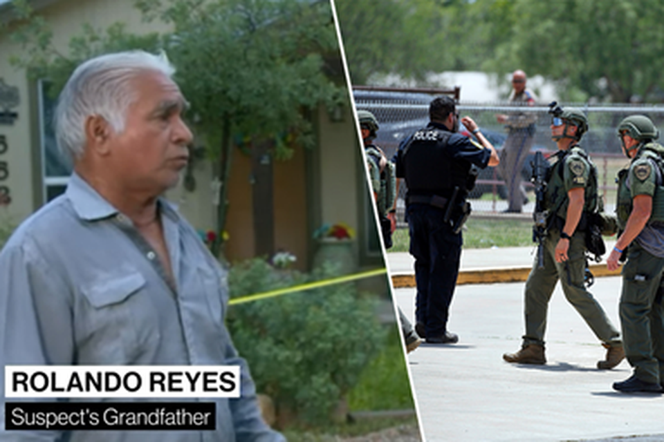 Rolando Reyes, de opa van de 18-jarige Salvador Ramos. 