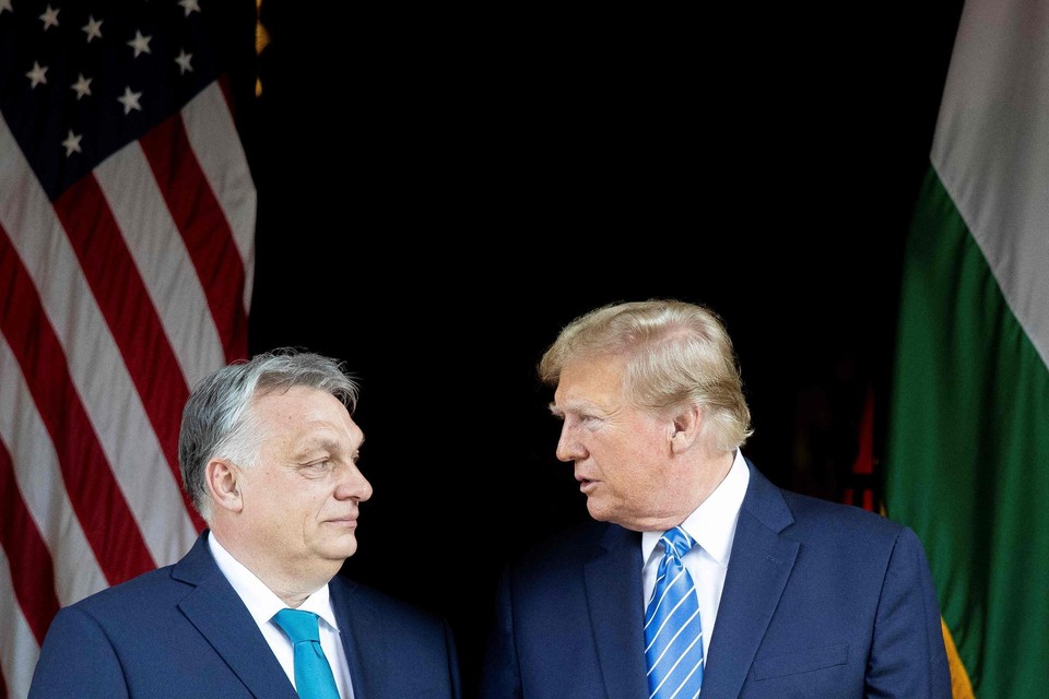 Trump ontving Orbán vrijdag in Mar-a-Lago.
