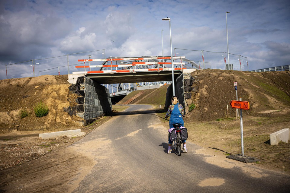 Tijdens de krokusvakantie worden de fietstunnels onder de Kempische brug in Hasselt aangepast.