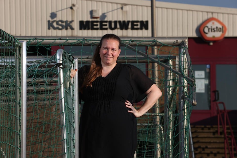 Krisje Vandael is de sterke vrouw achter KSK Meeuwen. 
