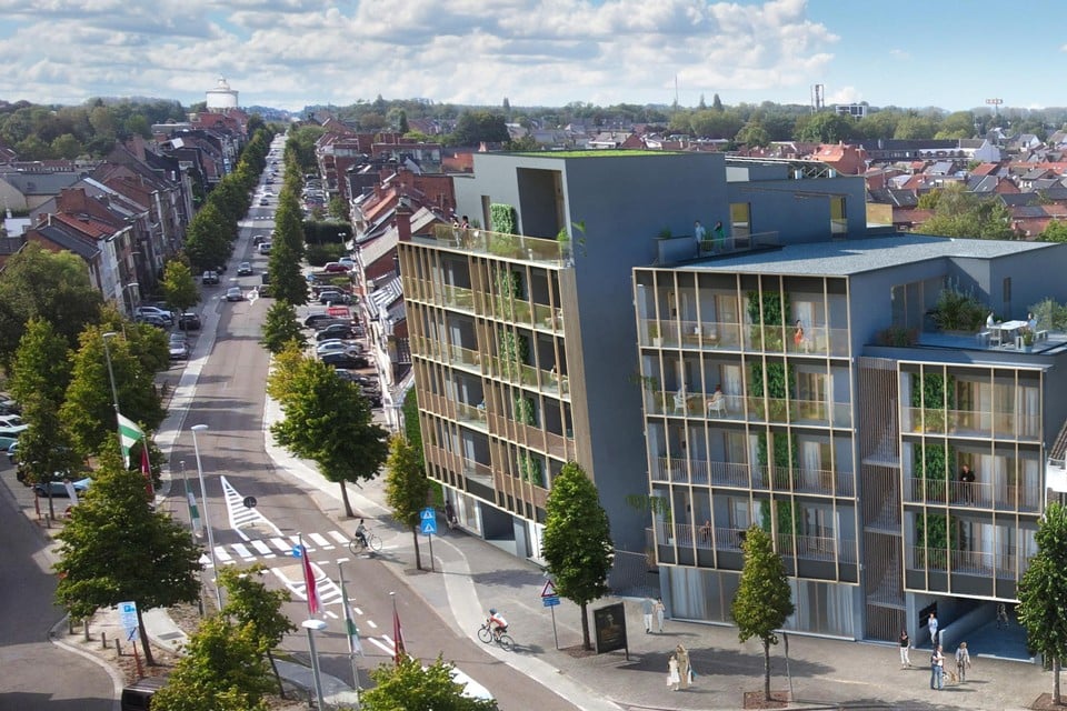 In oktober is de verkoop van woningen gestart aan de Sint-Truidersteenweg in Runkst binnen het project Rongese Park.