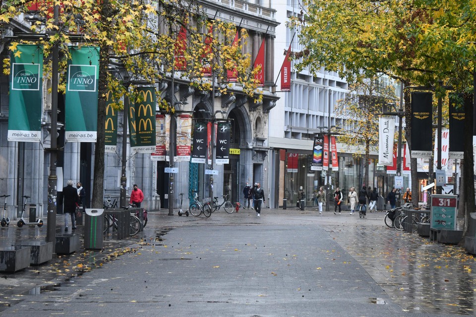 De Meir in Antwerpen: enkel shoppen op afspraak 