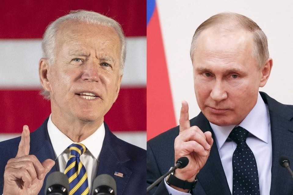 Joe Biden belde een uur met Vladimir Poetin. 