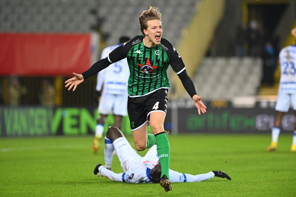 Jesper Daland maakte dit weekend nog de winning goal tegen AA Gent.